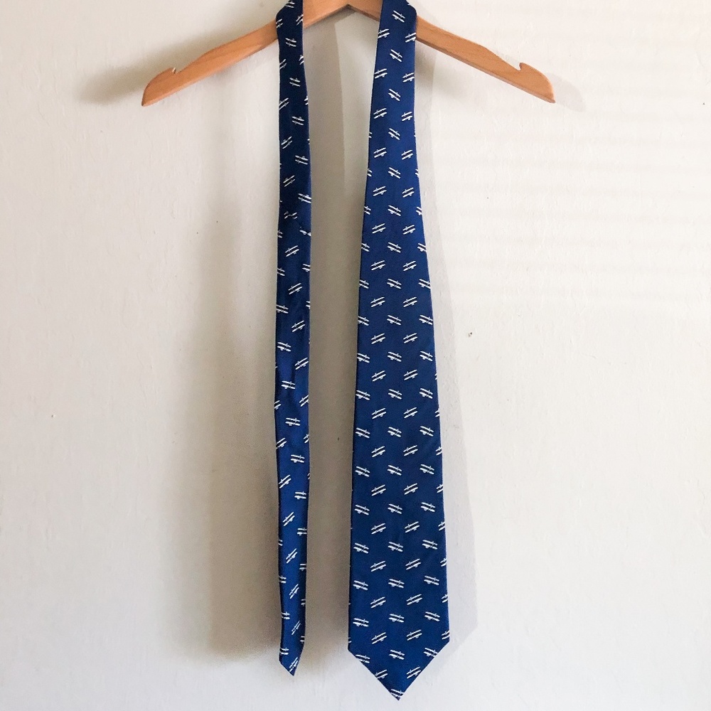 First in Flight Airplane Necktie